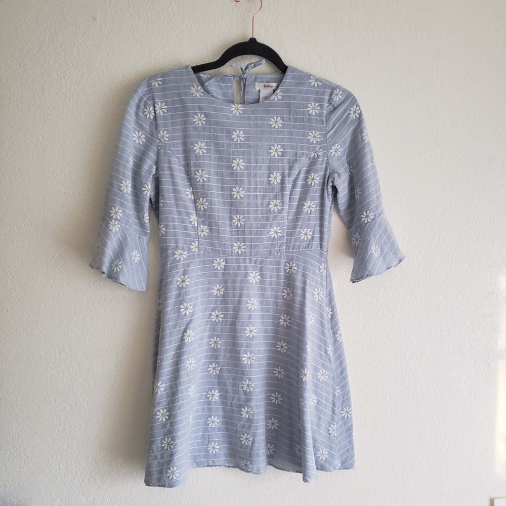 Light Blue Daisy Dress
